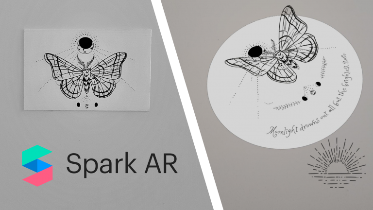 Make an AR Instagram filter for your business card