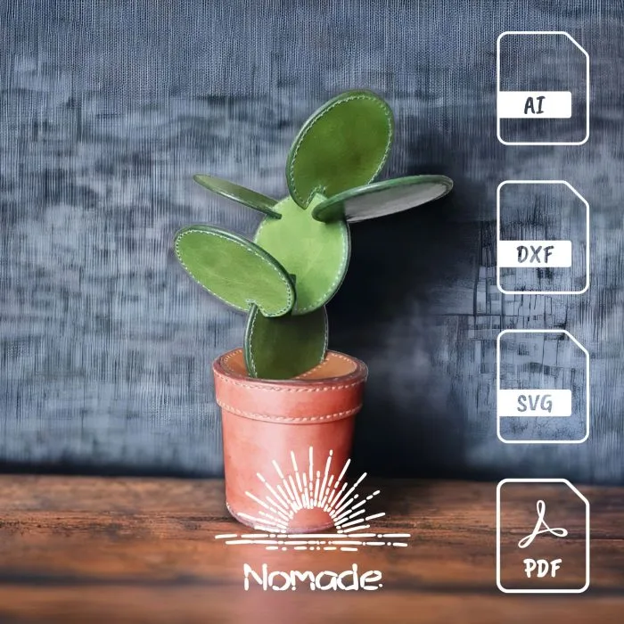 선인장 컵받침 세트 패턴