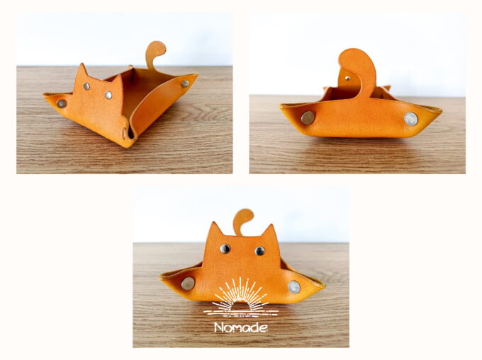 Cat Themed Patterns Pack - 4 Projects - Coin Purse - Bag Charm - Tray - Cable Organizers - 画像 (3)