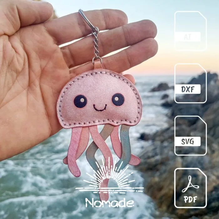 해파리 가방 참 패턴