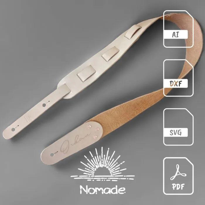 Modello di tracolla per chitarra