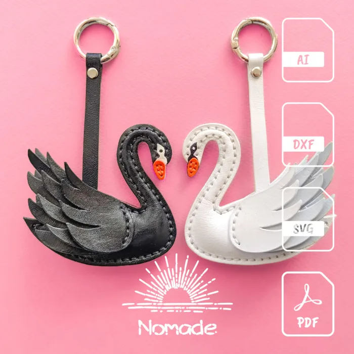 Schwan Tasche Charme Muster