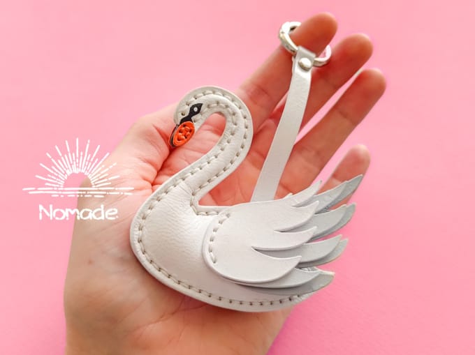Swan Bag Charm Pattern - Image 2