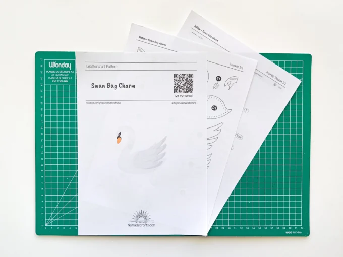 Swan Bag Charm Pattern - Image 4