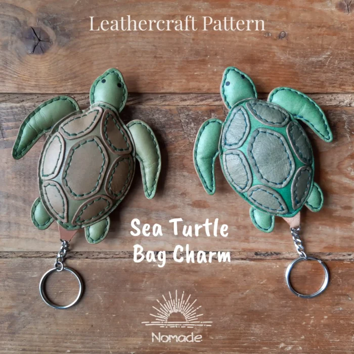 Schildkröten-Taschenanhänger-Muster