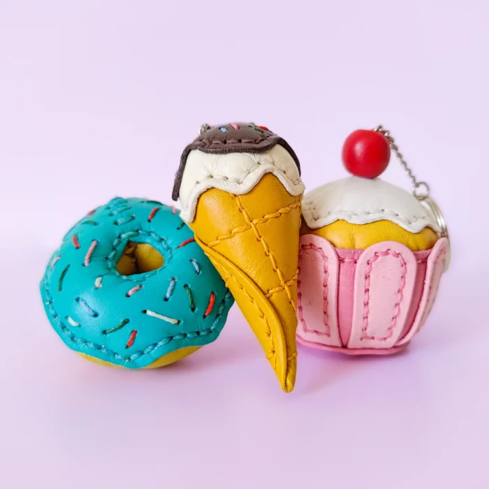 Pacote de 3 padrões de amuletos de bolsa Sweet Tooth